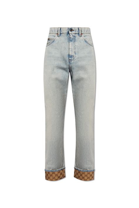 gucci secchiello monogram jeans|gucci denim jeans.